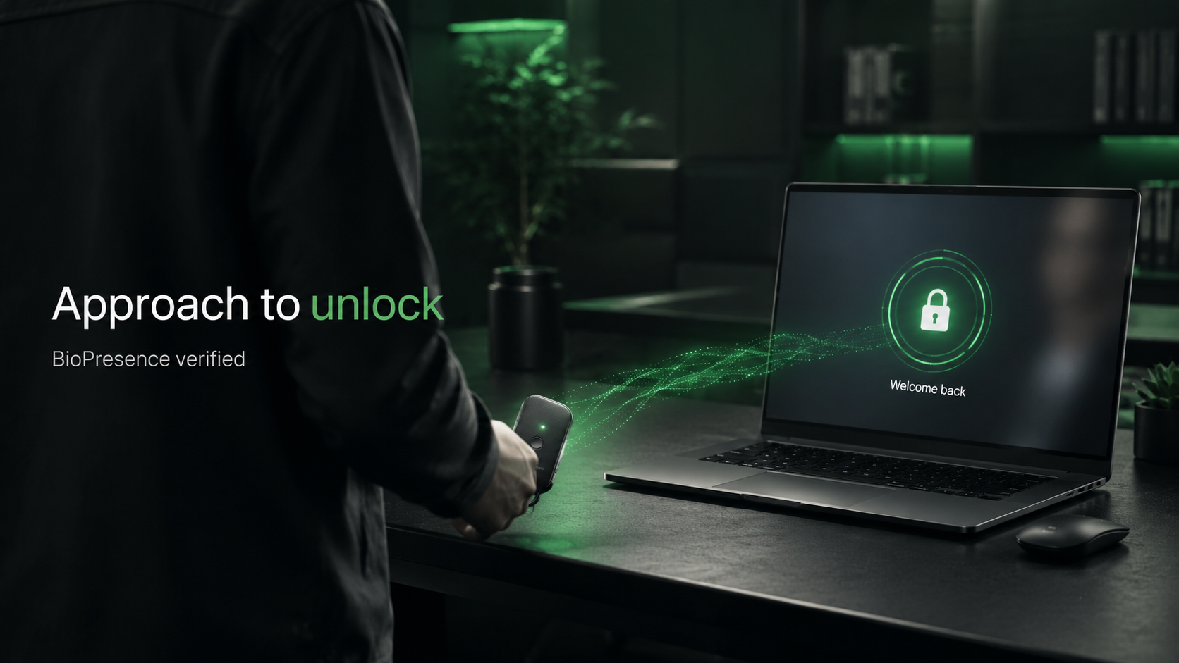 BioPresence Key approach to unlock